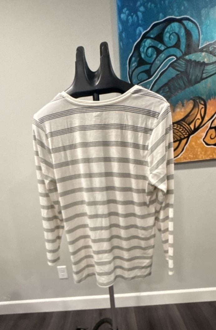 Old Navy Slim Fit Striped Long Sleeve Tee XXL-0140 5