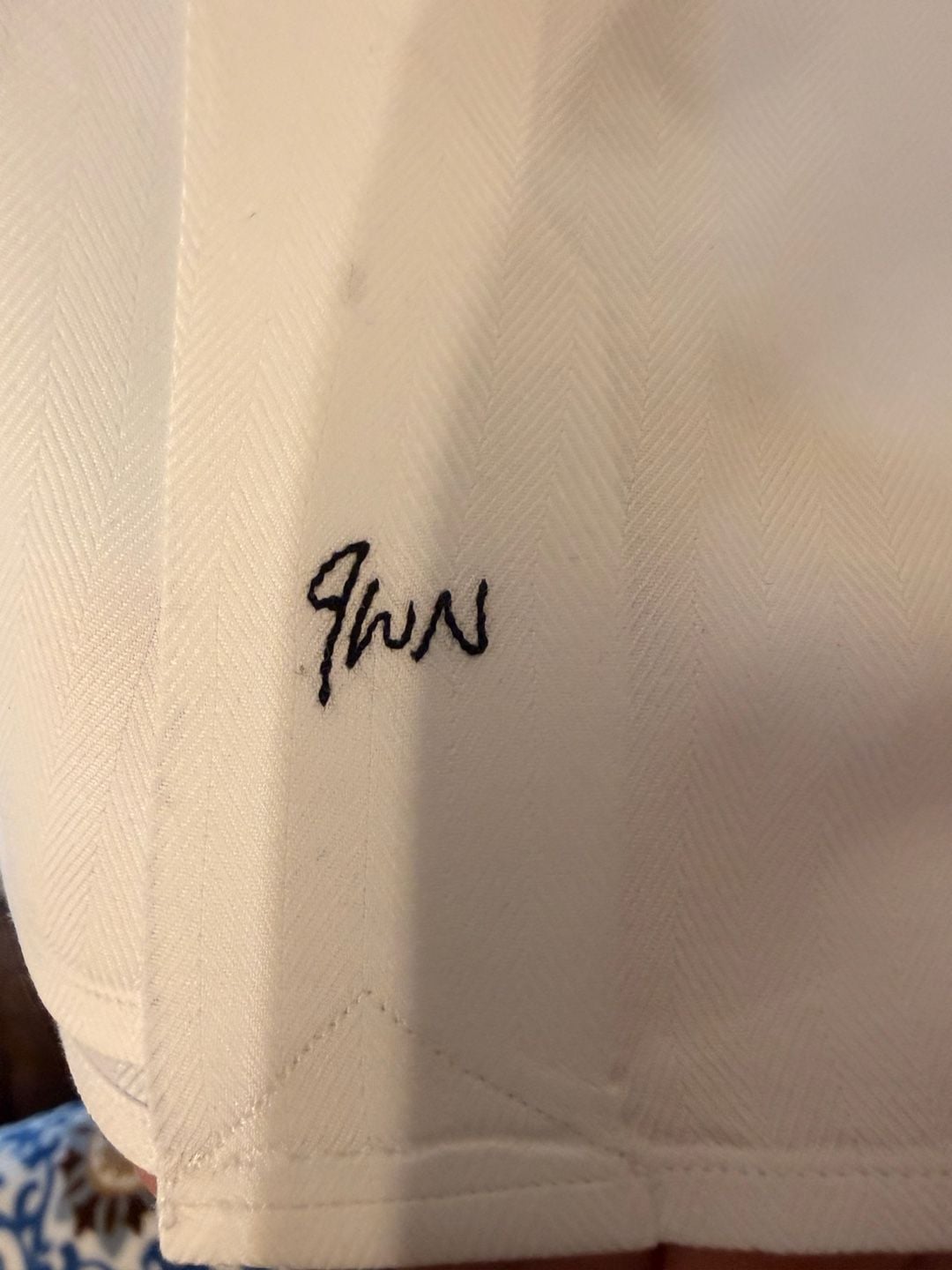 John W. Nordstrom White Tailored Fit Dress Shirt Size 16.5-34 5