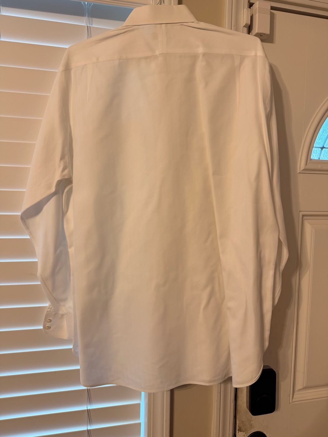 John W. Nordstrom White Tailored Fit Dress Shirt Size 16.5-34 6