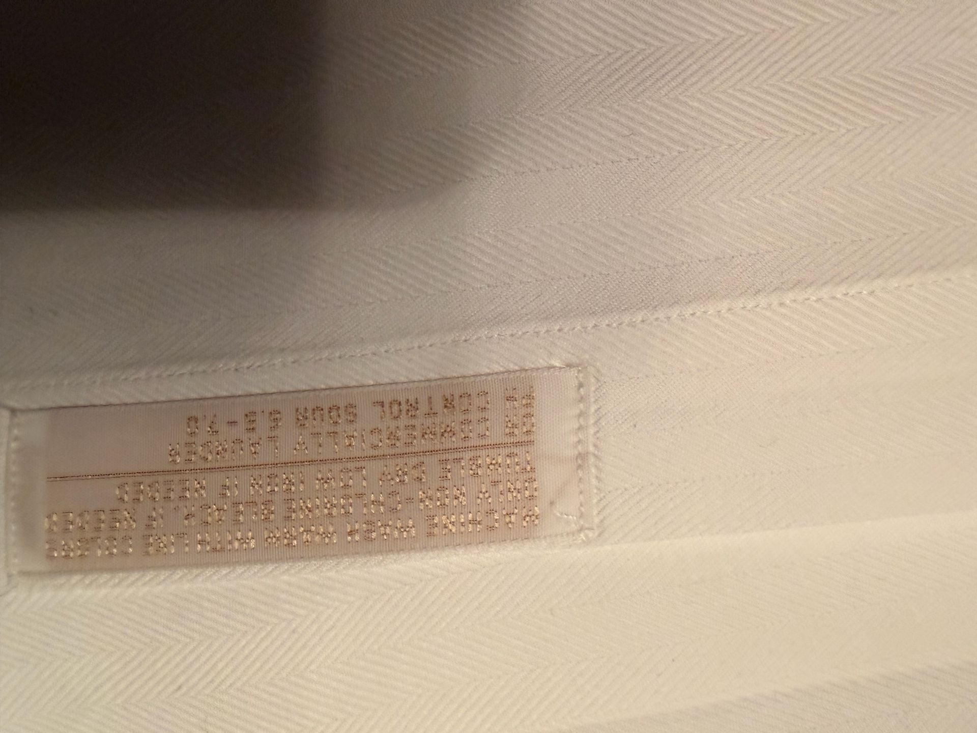 John W. Nordstrom White Tailored Fit Dress Shirt Size 16.5-34 7