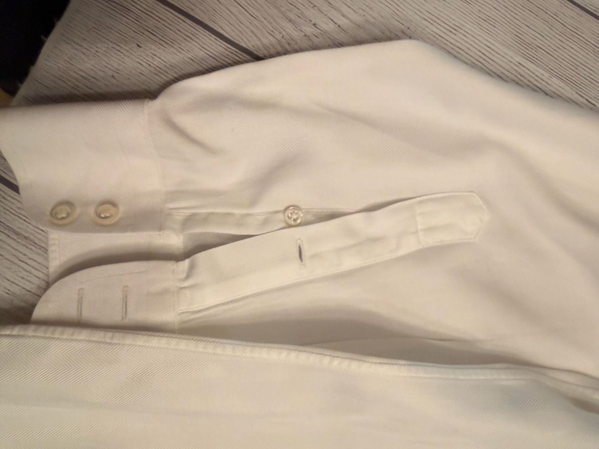 John W. Nordstrom White Tailored Fit Dress Shirt Size 16.5-34 8