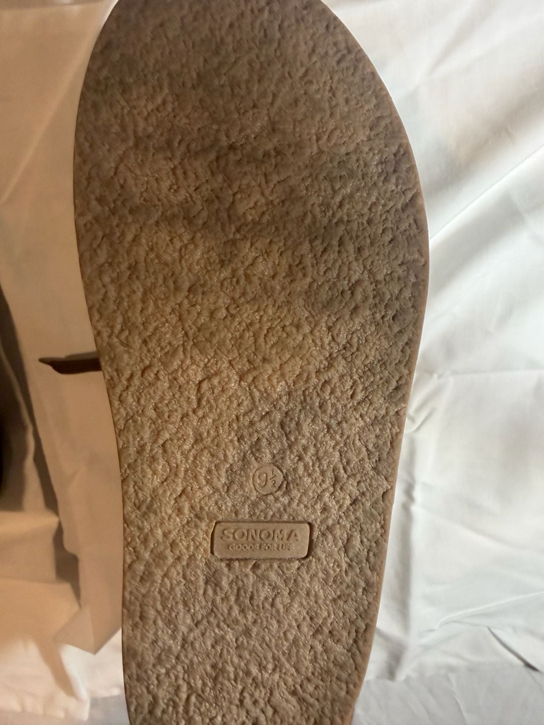 Sonoma Goods for Life Brown Suede Platform Ankle Boots with Side Zipper Size 9.5 5