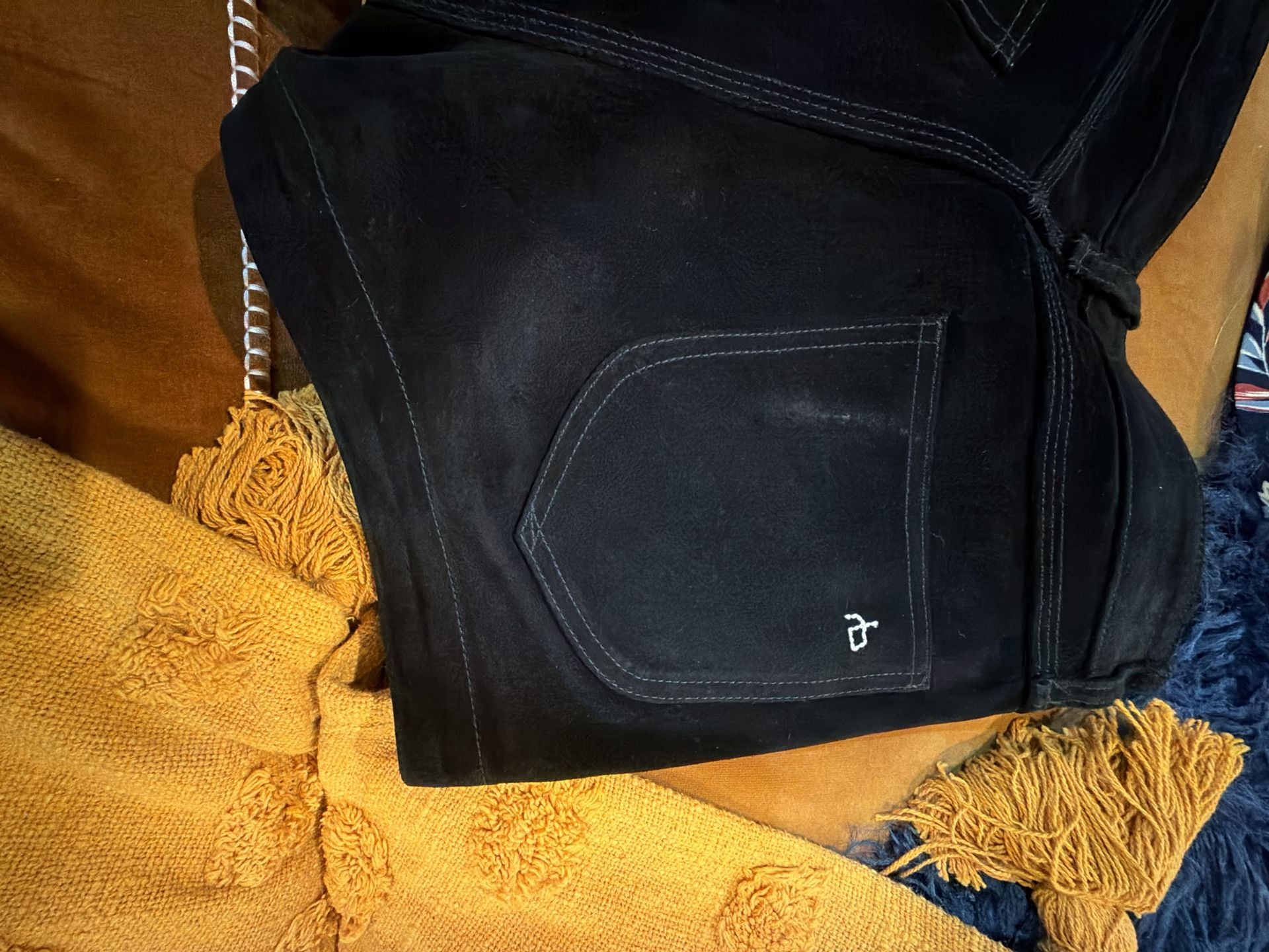 Rag & Bone Black Suede Shorts Size 26 8