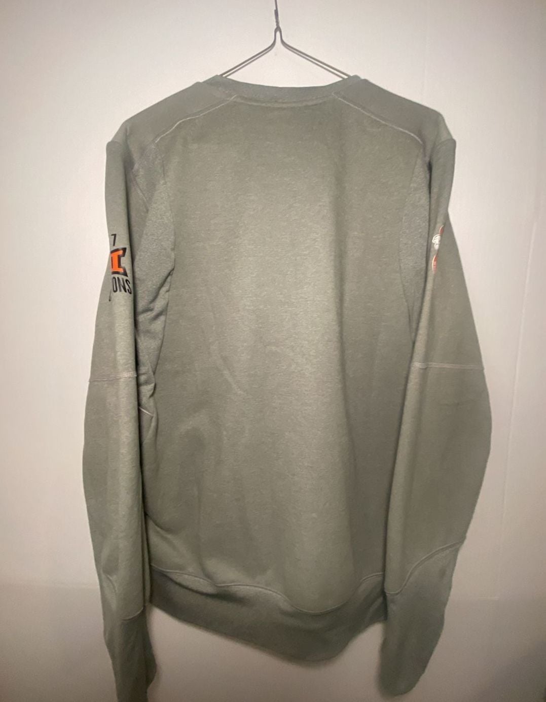 Nike Oklahoma State University Cowboys 2017 XII Champions Crewneck Gray Small 9