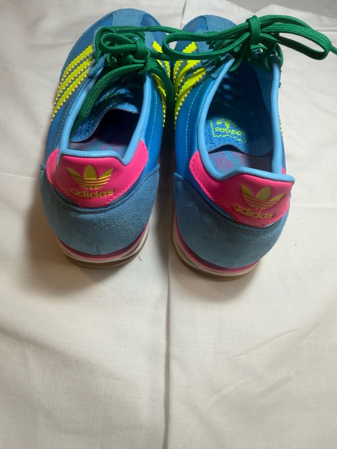 Adidas SL 72 RS Clear Sky Blue Green Pink Sneakers JH5099 3