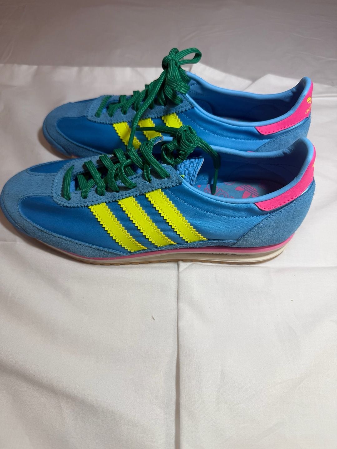 Adidas SL 72 RS Clear Sky Blue Green Pink Sneakers JH5099 4