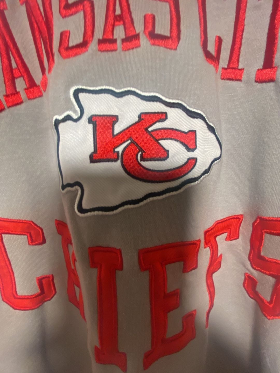 Ultra Game NFL Kansas City Chiefs Grey Crewneck Sweatshirt Men’s XL 9