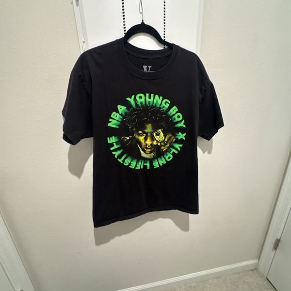 Vlone x NBA YoungBoy Cross Roads Tee Black Green
