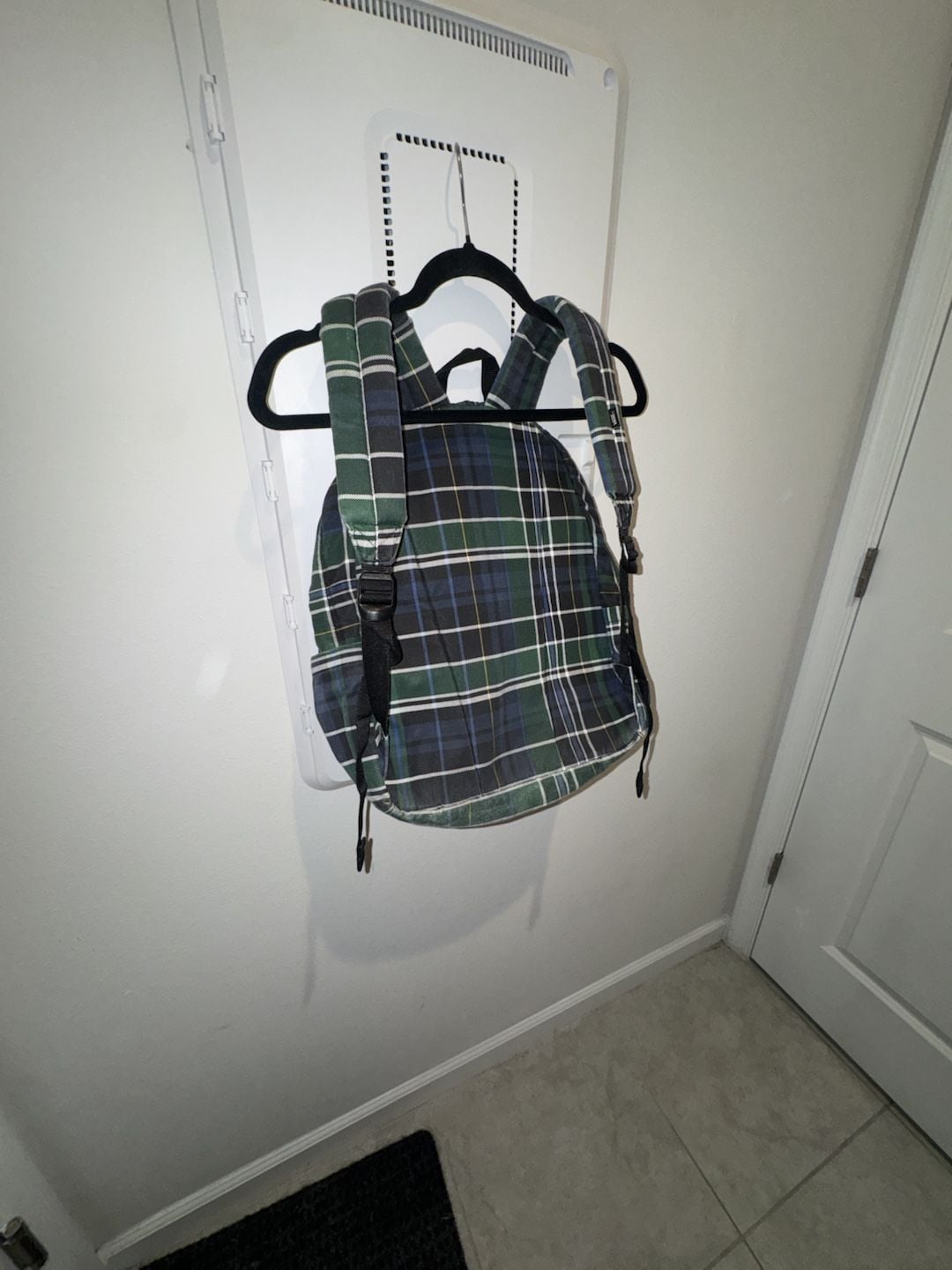 Vans Old Skool Pine Forest Plaid Mini Backpack Green 9