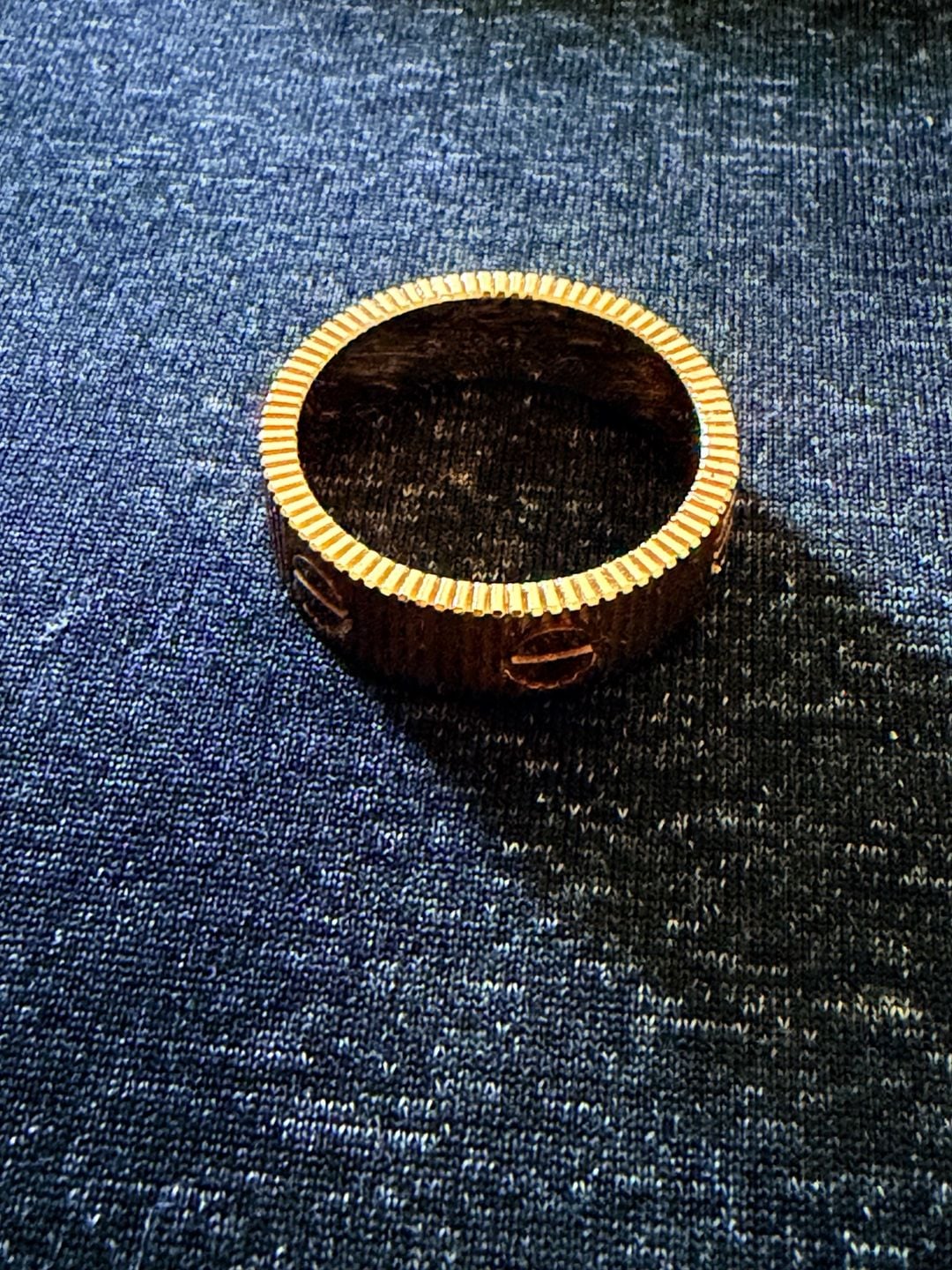18K Rose Gold Men’s Ring S 11. Brand New 3