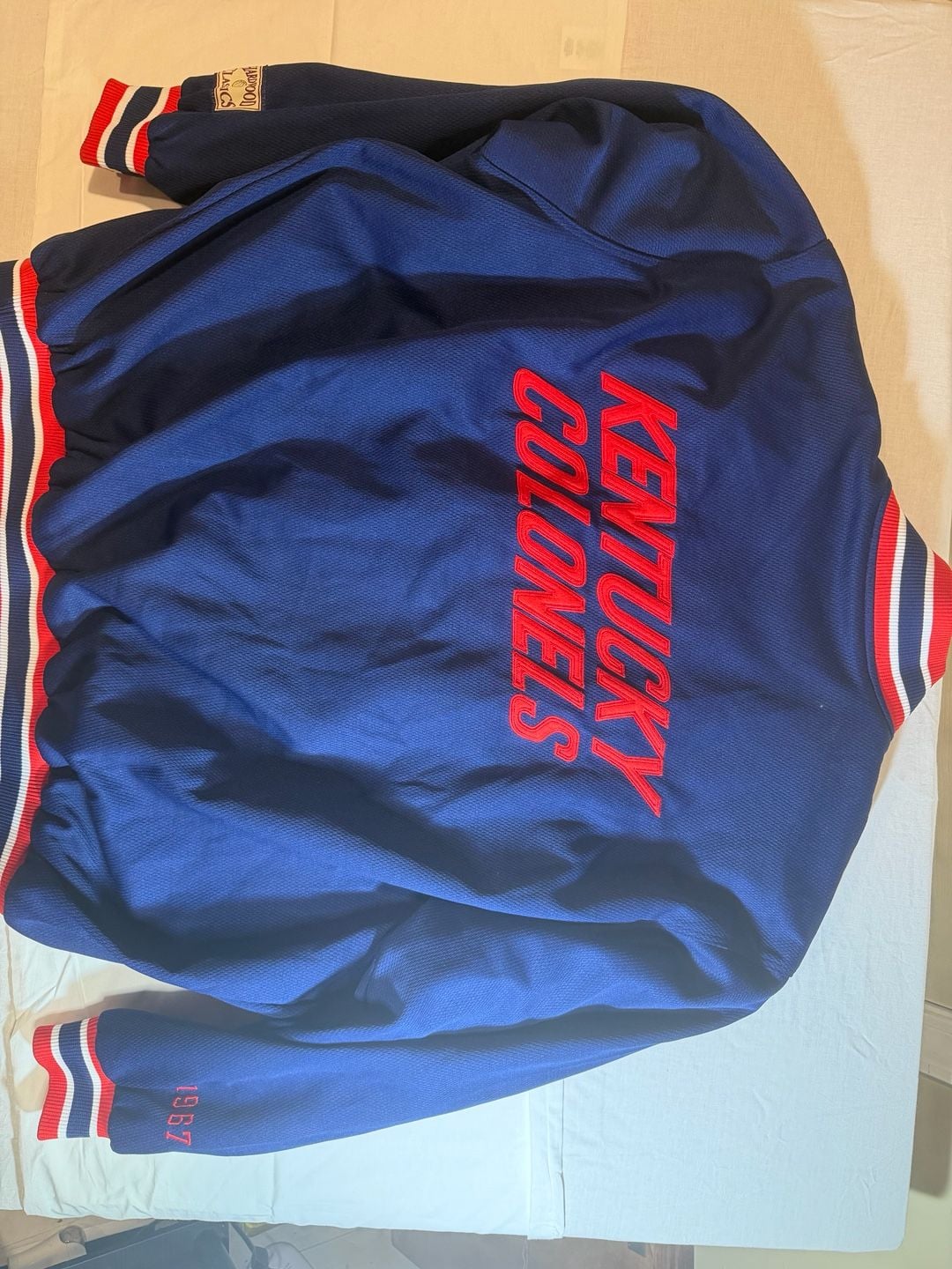 Hardwood Classics Kentucky Colonels NBA Throwback Bomber Jacket Size 3XL 3