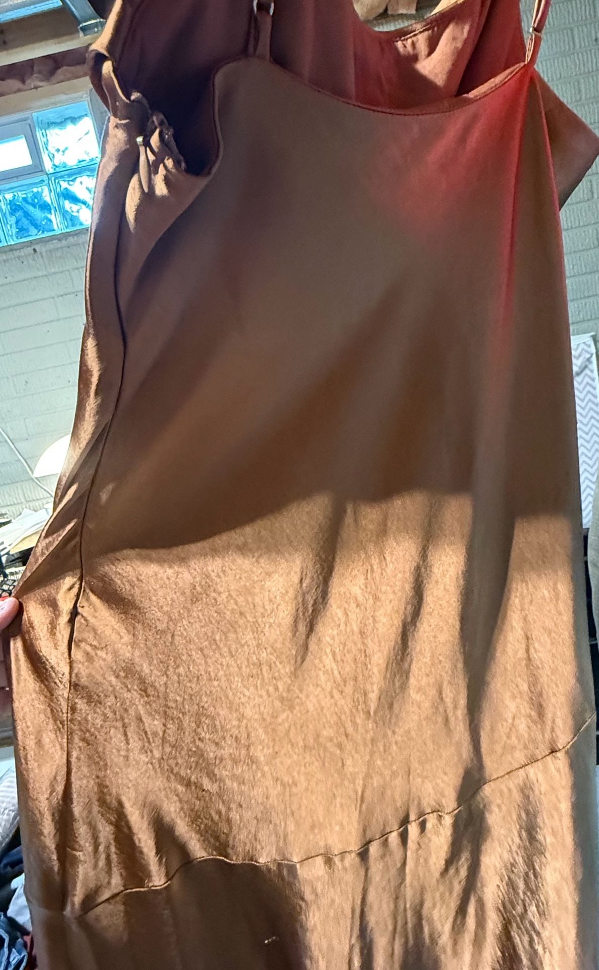 Hello Molly Brown Satin Cowl Neck Maxi Dress With Slit 7