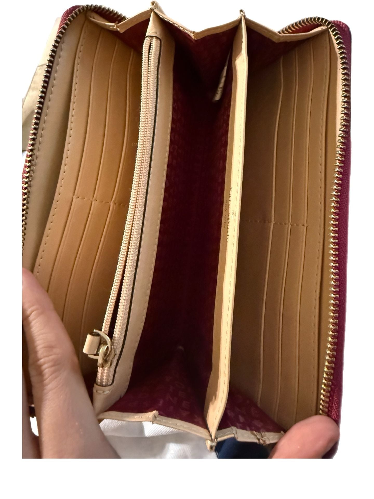 Kate Spade New York Red Leather Zip Around Wallet
5
