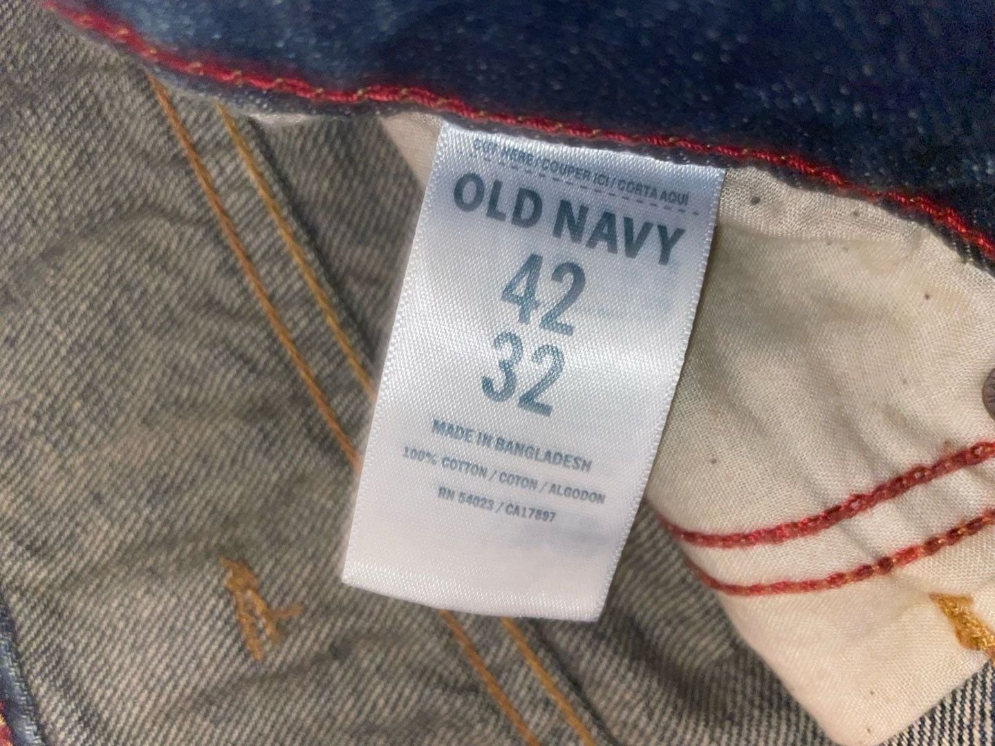 Old Navy Loose Jeans 42x32 Blue Denim 6