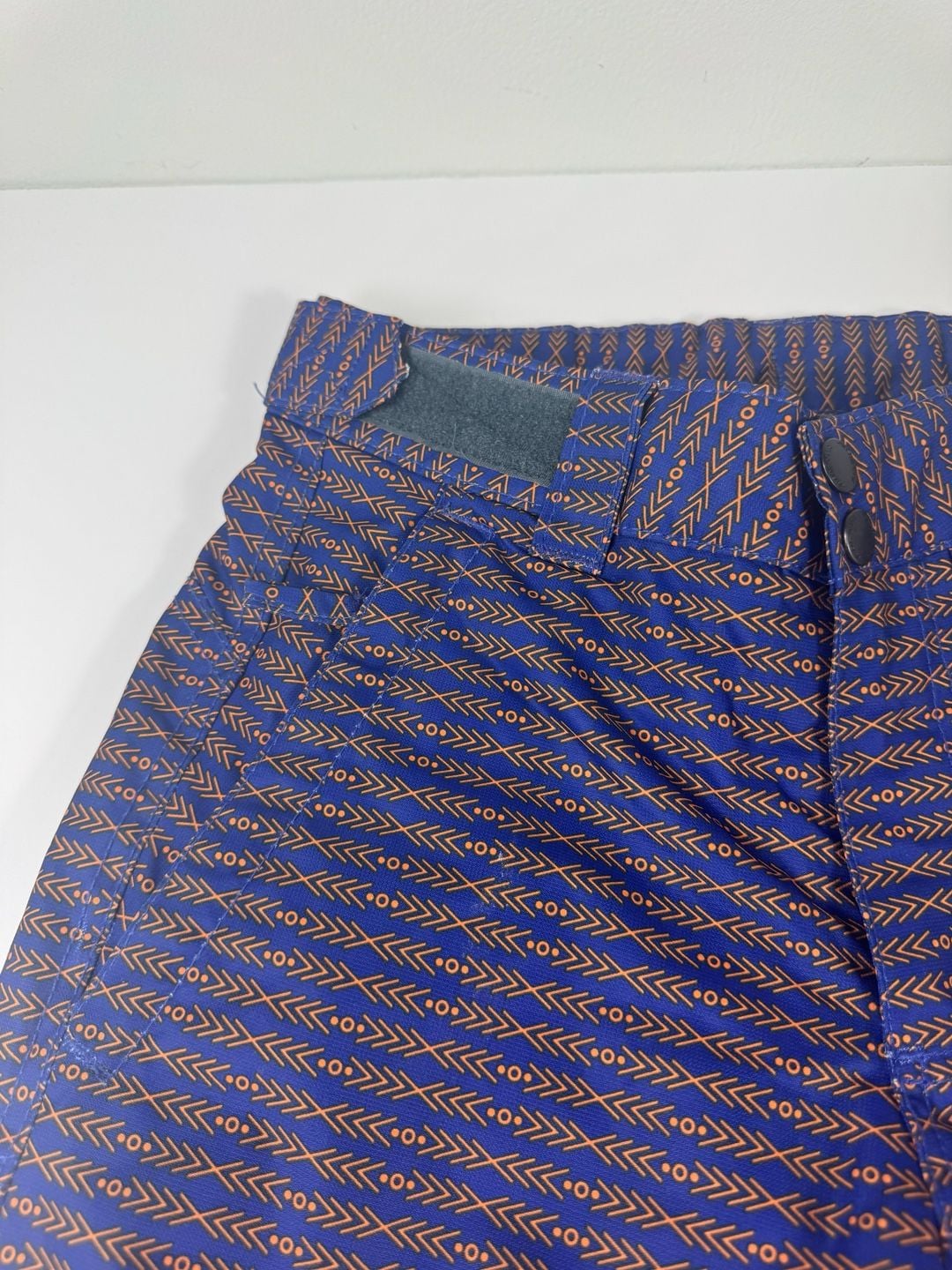 Arctix Kids Youth Geometric Blue Orange Snow Ski Snowboard Pants 4