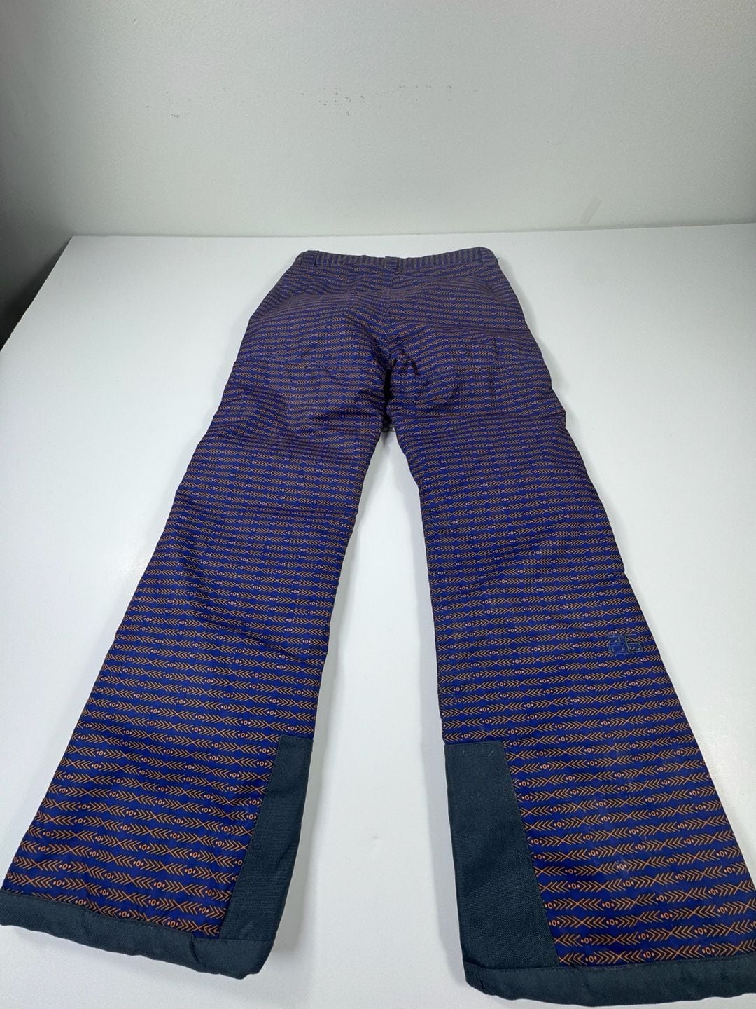 Arctix Kids Youth Geometric Blue Orange Snow Ski Snowboard Pants 8