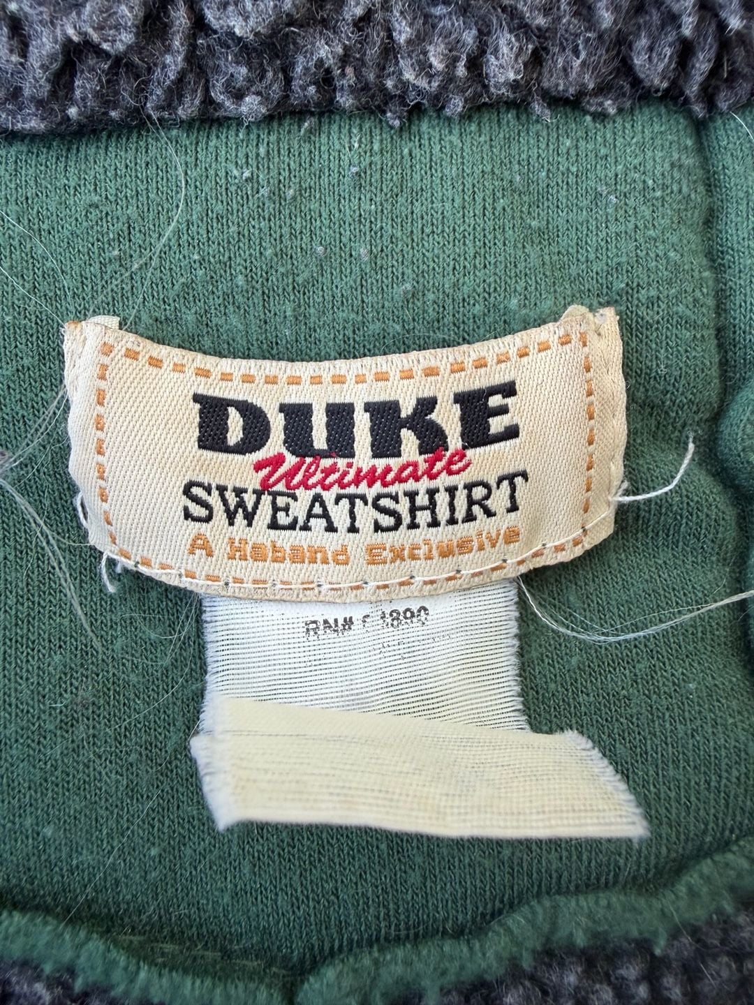 Duke Ultimate Sweatshirt Haband Exclusive Green Sherpa Lined Full Zip Hoodie 4