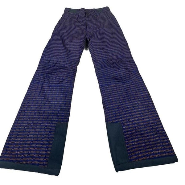 Arctix Kids Youth Geometric Blue Orange Snow Ski Snowboard Pants