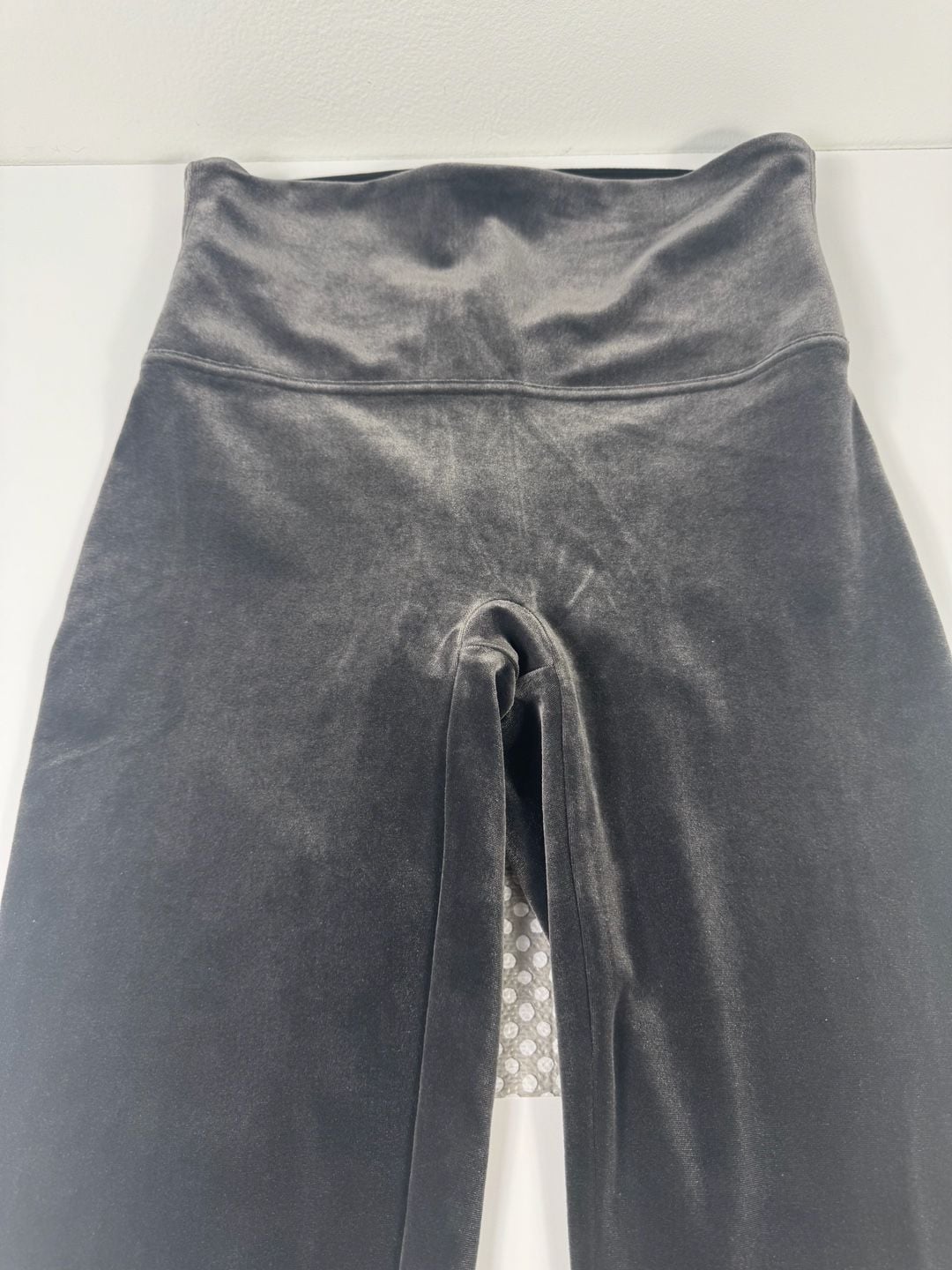 Spanx Velvet Leggings Gray Size L 3