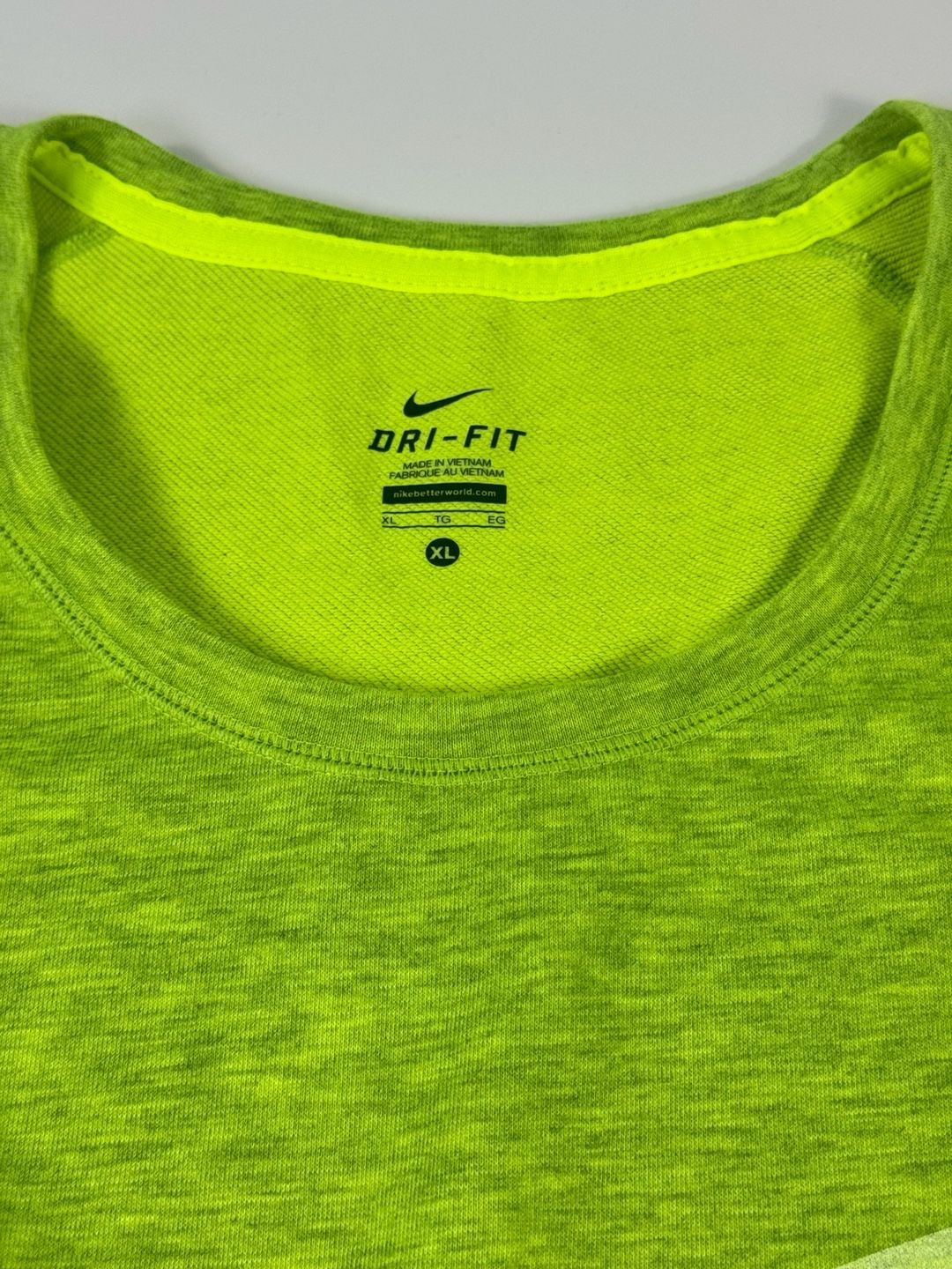 Nike Dri-FIT Epic Obsessed GRX Neon Green Scoop Neck Long Sleeve Sweatshirt Size XL 3