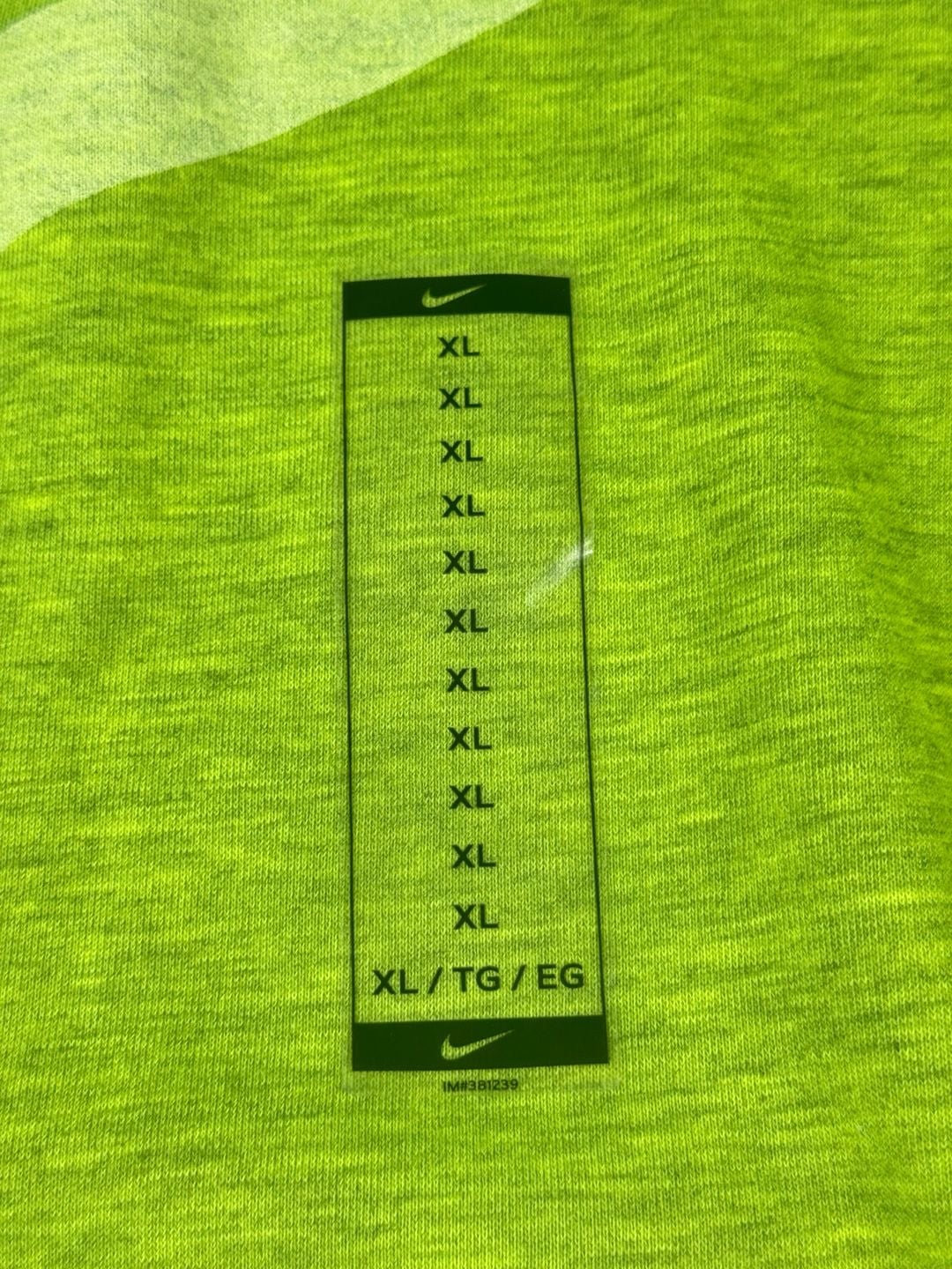 Nike Dri-FIT Epic Obsessed GRX Neon Green Scoop Neck Long Sleeve Sweatshirt Size XL 4