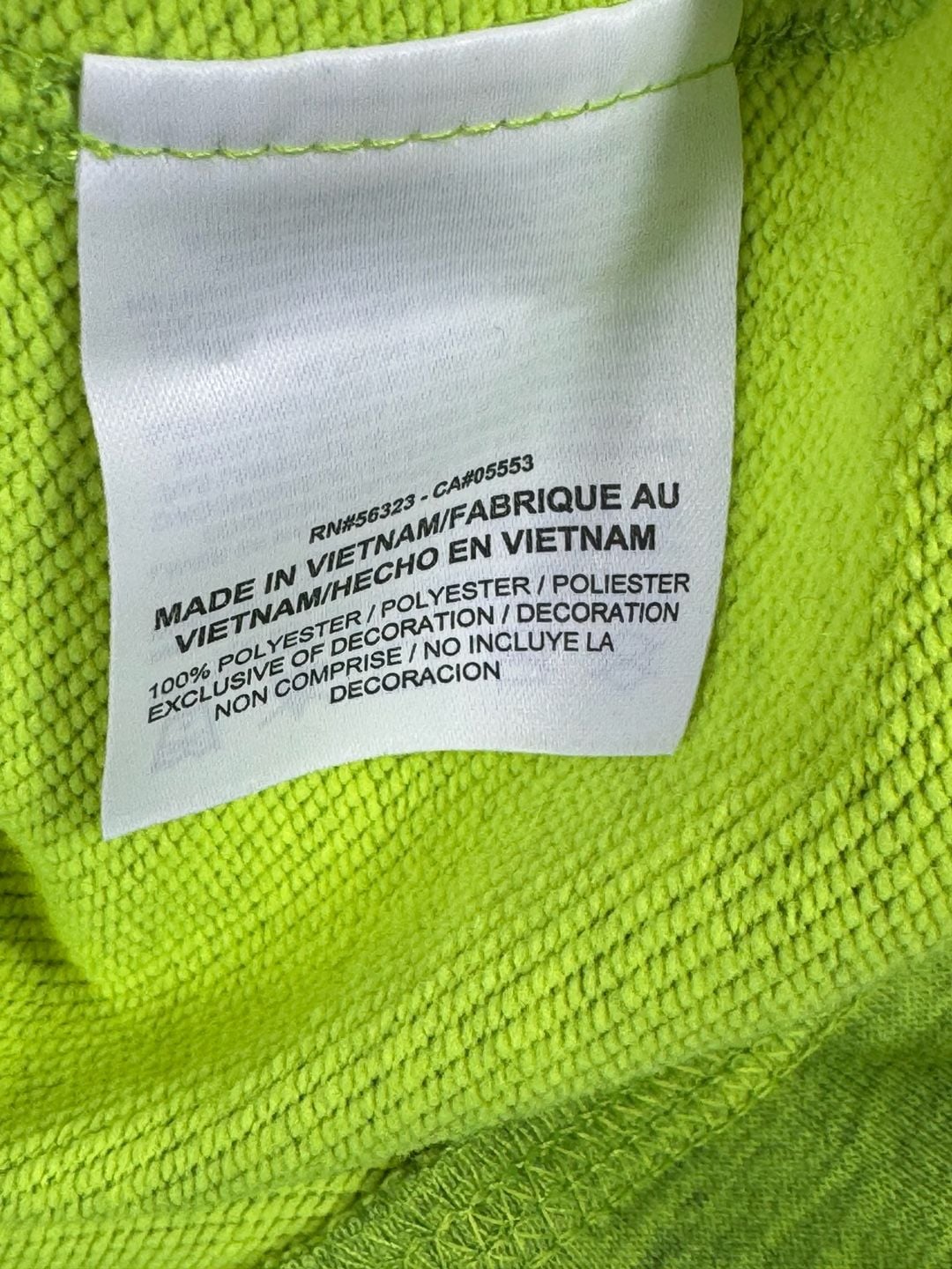 Nike Dri-FIT Epic Obsessed GRX Neon Green Scoop Neck Long Sleeve Sweatshirt Size XL 5