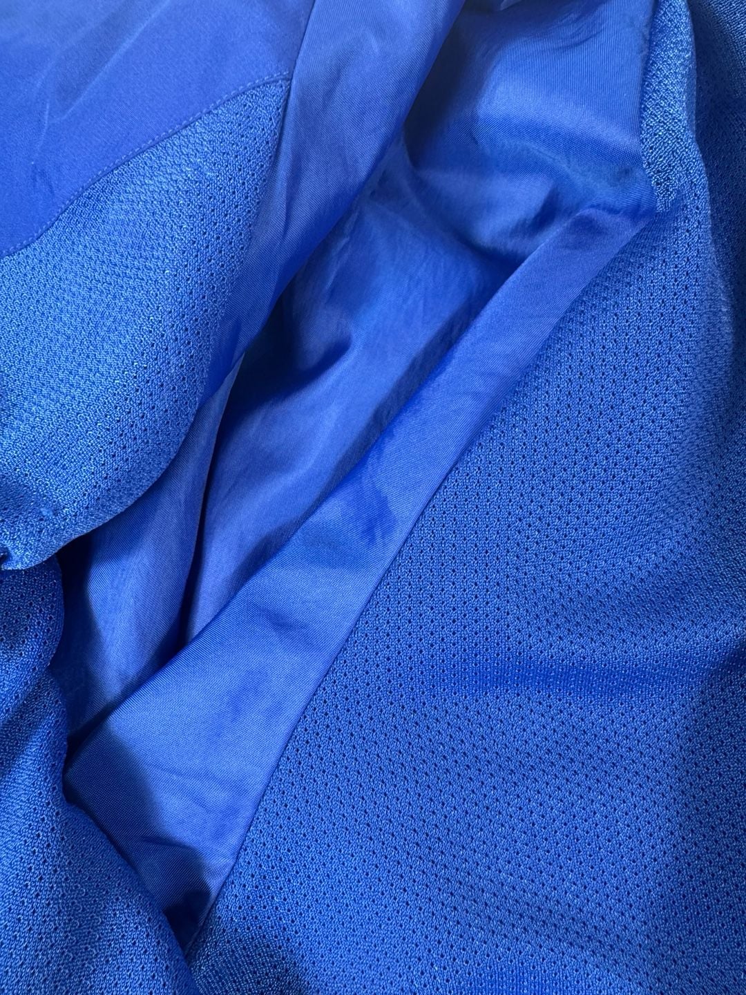 Under Armour Full Zip Royal Blue and White Track Jacket Windbreaker Medium 6