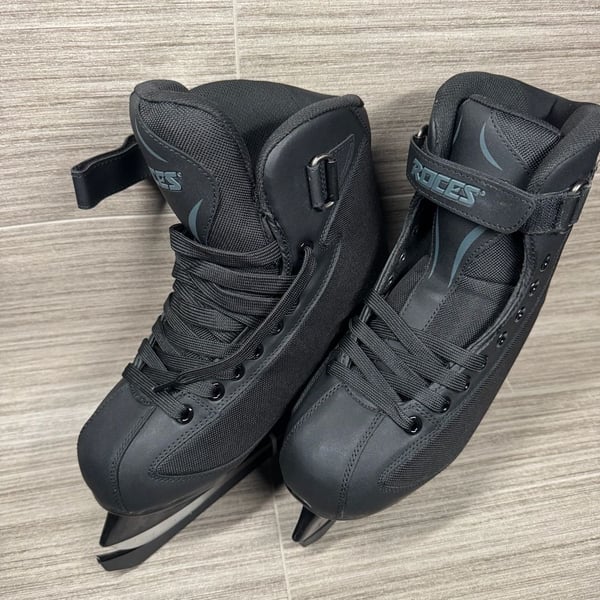 Roces RSK 2 Men's Black Ice Skates Size US 8 / EU 41