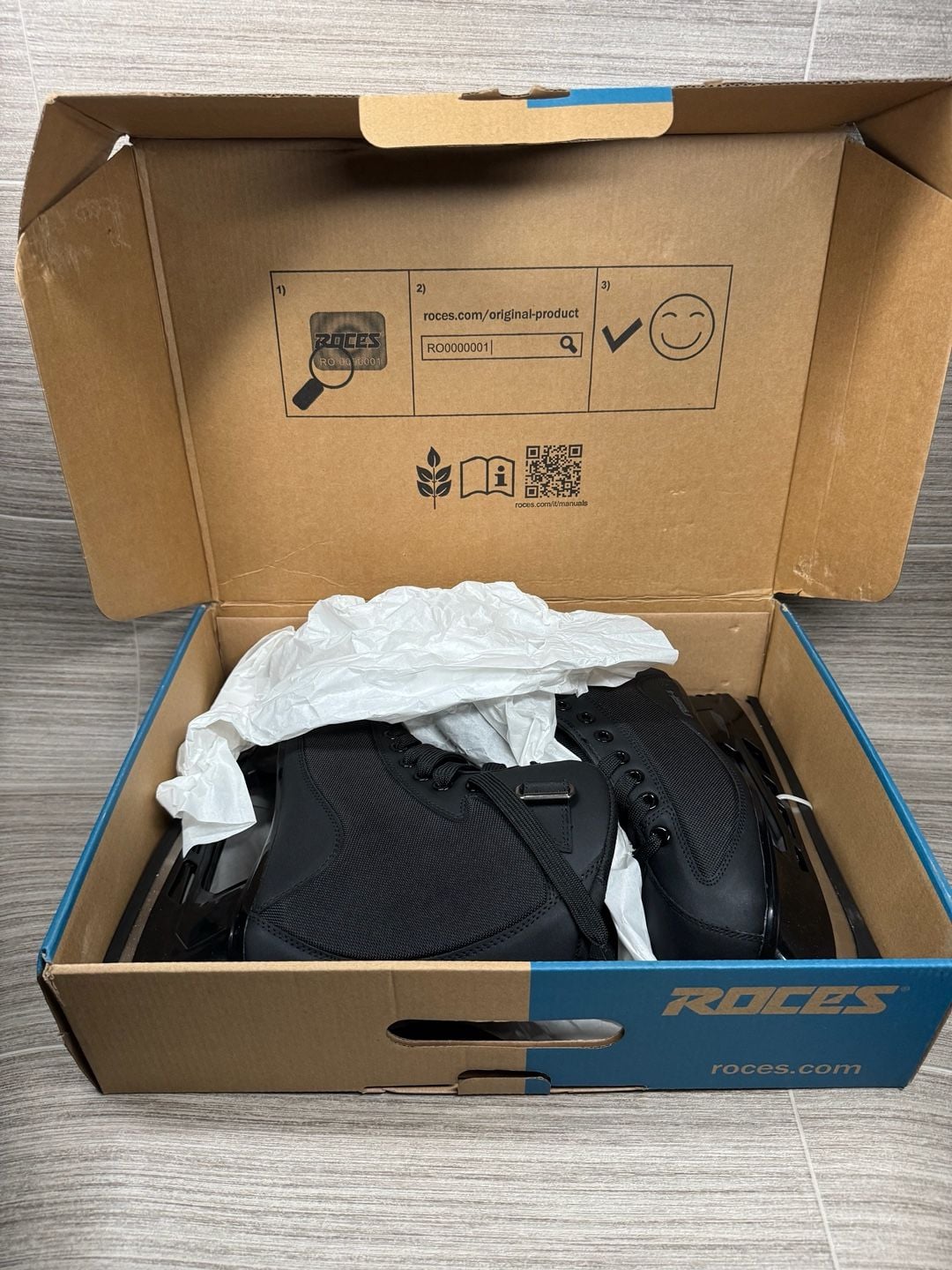 Roces RSK 2 Men's Black Ice Skates Size US 8 / EU 41 8