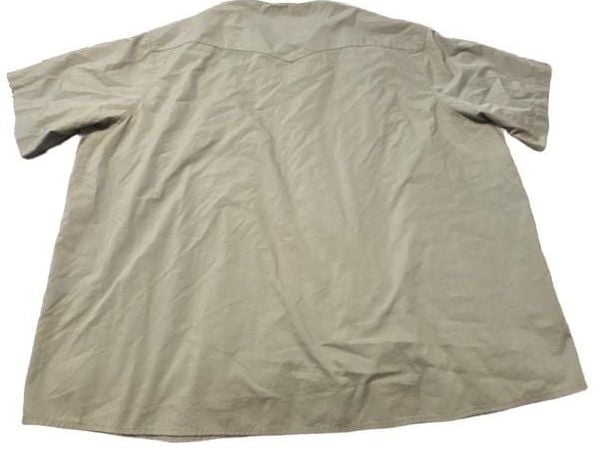 Wrangler Western Fashion Snap Shirt Green Short Sleeve Big 3XL WM978GN 5