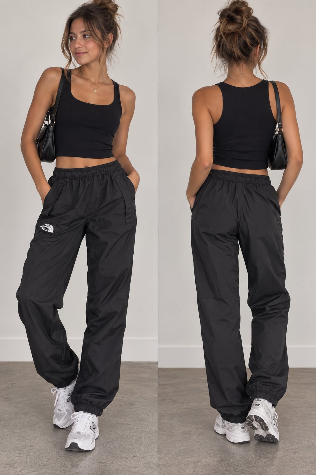 The North Face Black Hydrenaline Wind Track Pants Small
M163 2