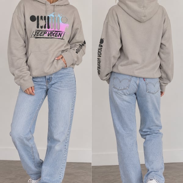 Off-Road Vixens Jeep Vixen Graphic Hoodie Grey Small
M167