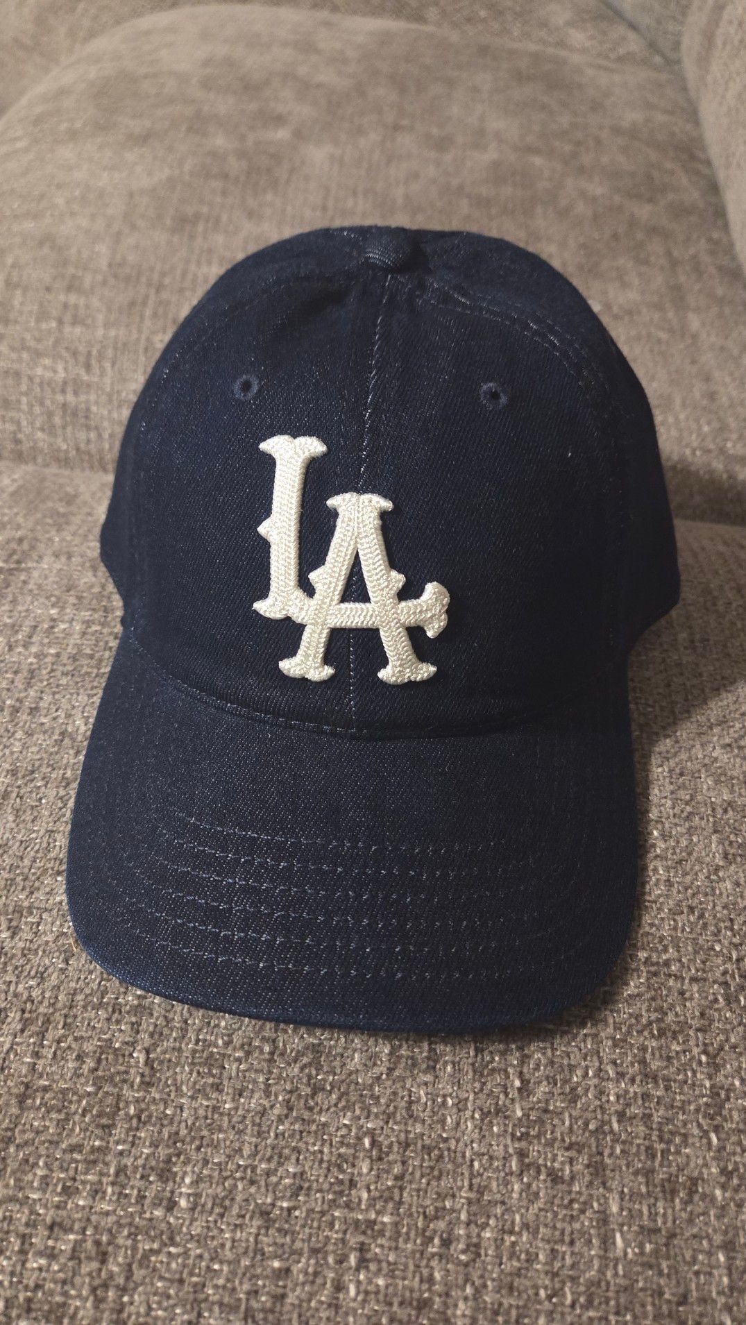 Liberty Ridges Los Angeles Dodgers LA Denim Baseball Hat Cap Adjustable 2