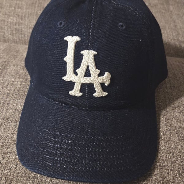 Liberty Ridges Los Angeles Dodgers LA Denim Baseball Hat Cap Adjustable