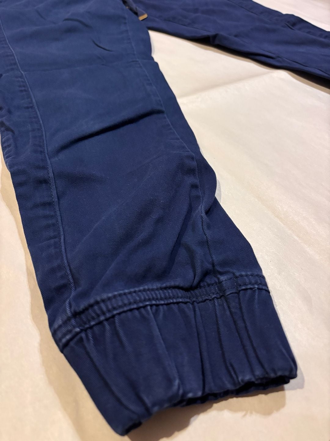 St. John's Bay Women's Blue Cotton Blend Drawstring Jogger Pants Size S 5