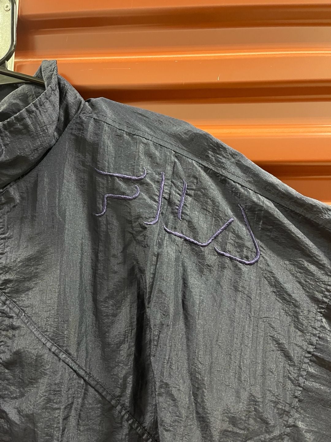 90’s Vintage Fila Made in Italy Navy Blue Track Set Jacket with pants 2