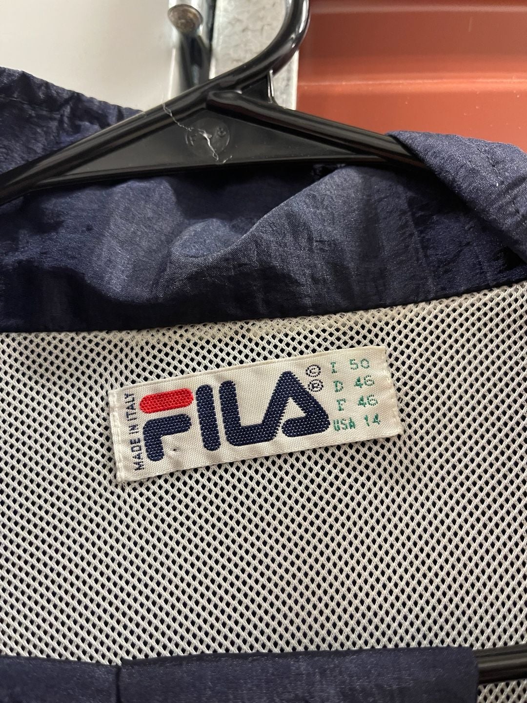 90’s Vintage Fila Made in Italy Navy Blue Track Set Jacket with pants 4