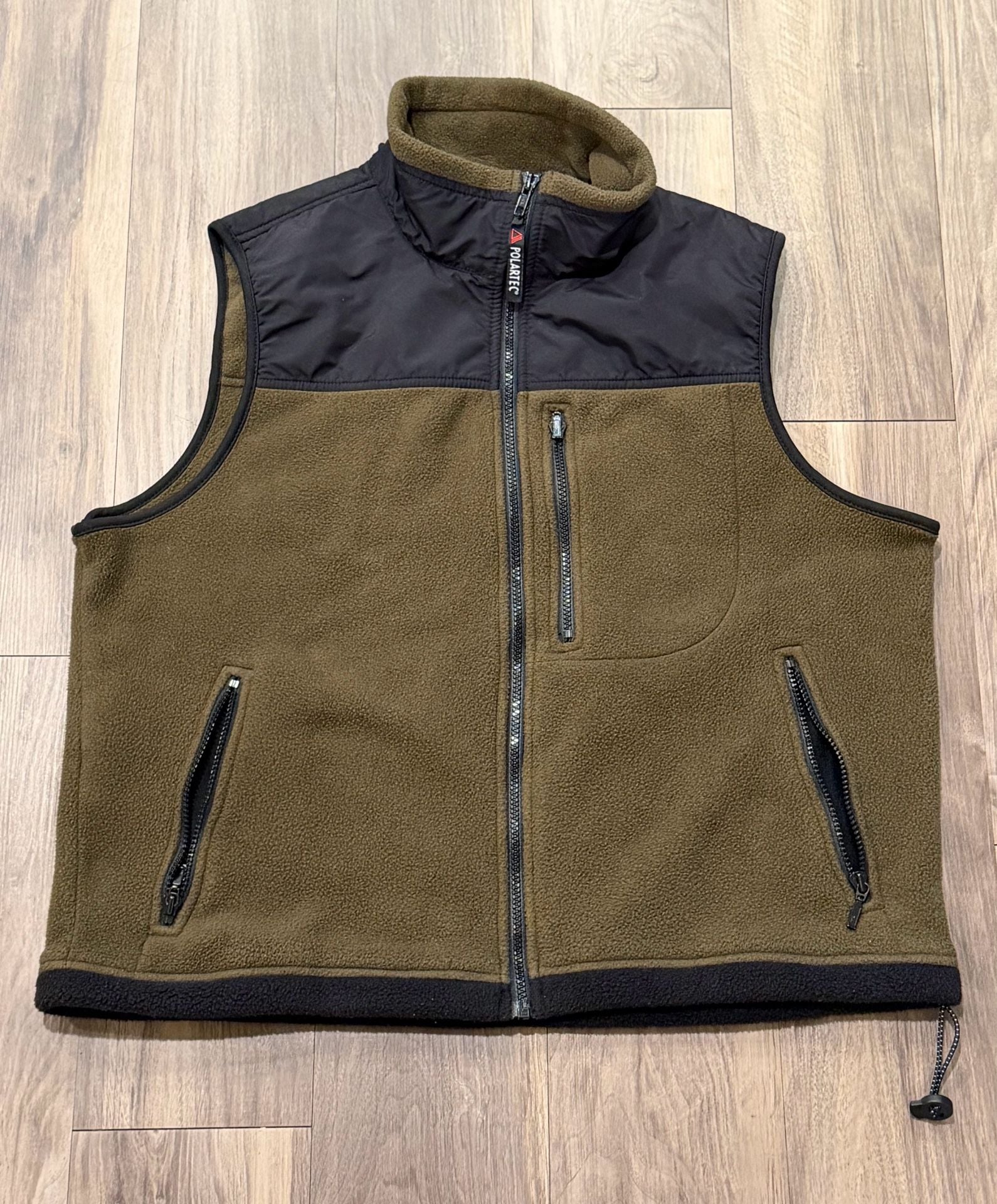 Vintage Eddie Bauer Vest Mens M Fleece Full Zip Outdoors USA ... 2