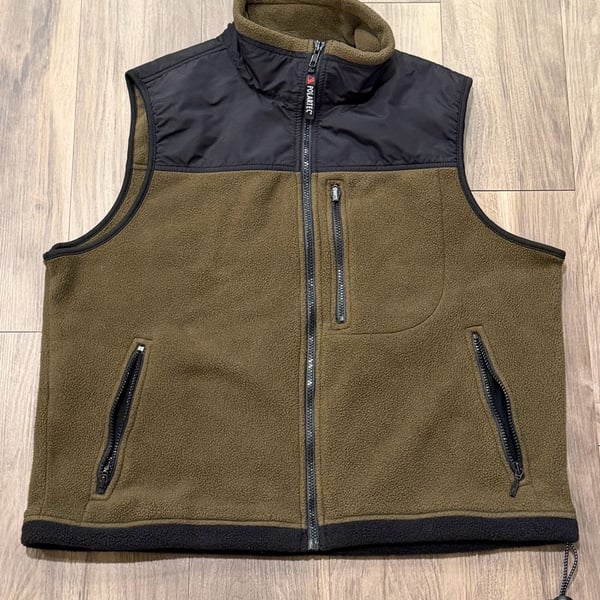 Vintage Eddie Bauer Vest Mens M Fleece Full Zip Outdoors USA ...