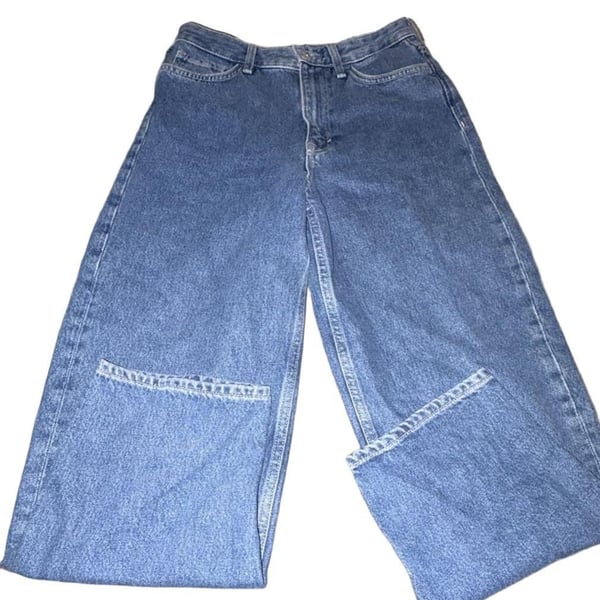 COS Tapered High Rise Ankle Length Jeans Size 25