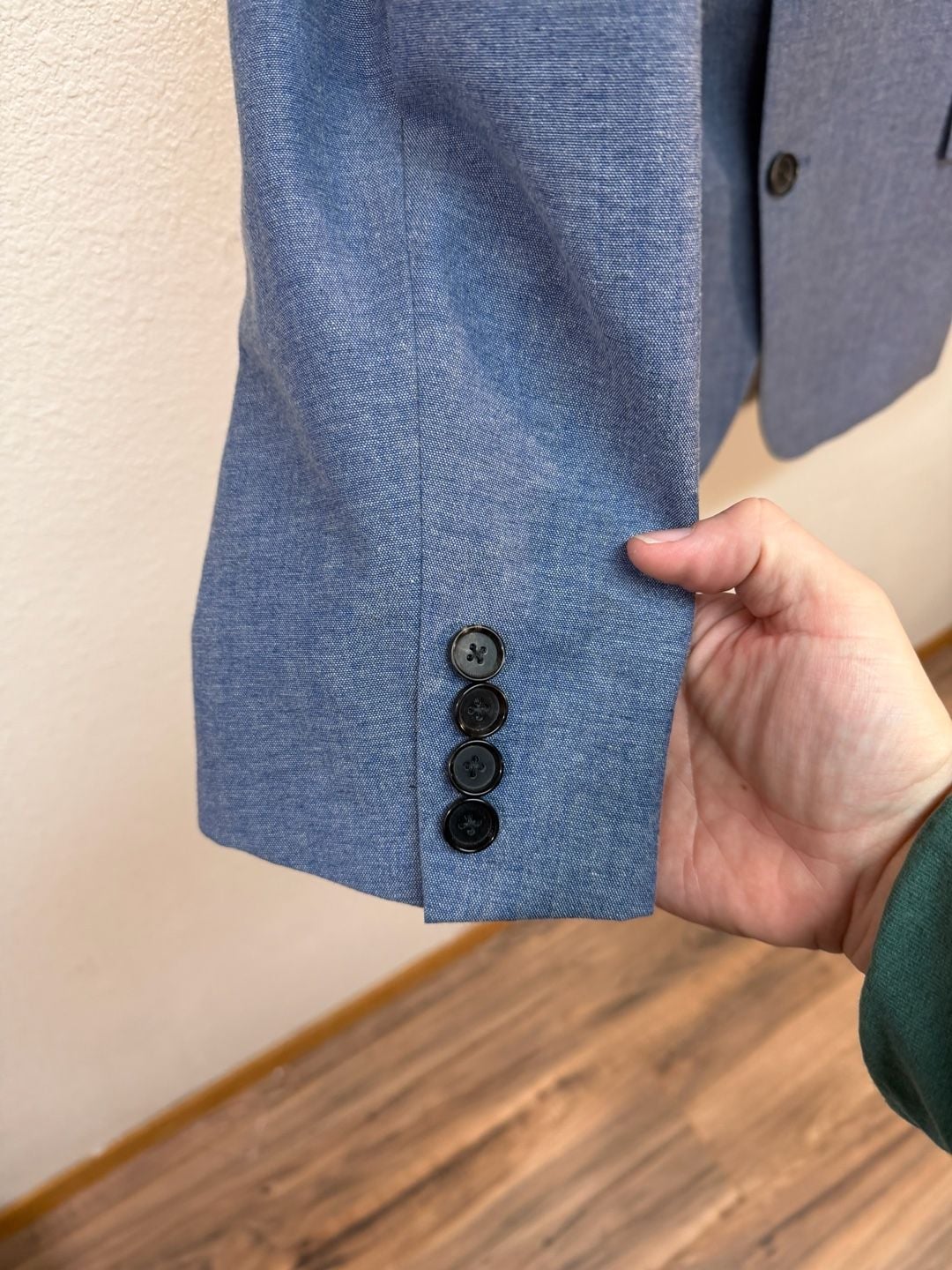 Hugo Boss Blue Suit Jacket Blazer Sport Coat 9