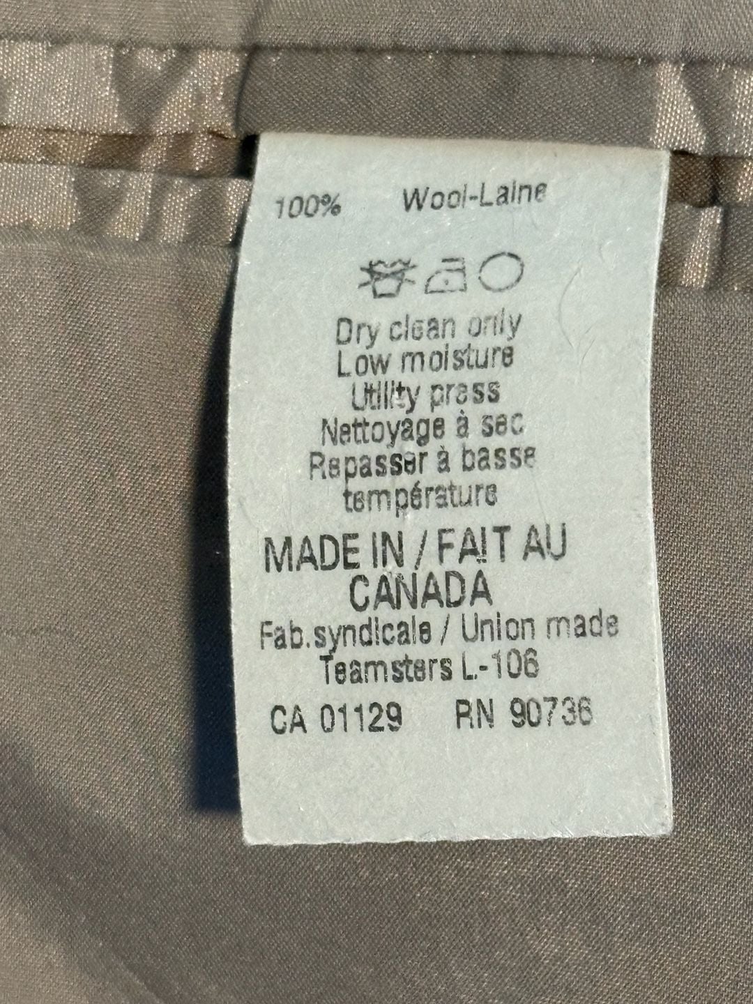 Lauren Ralph Lauren Men's Olive Green 100% Wool Two-Piece Suit 40L 4