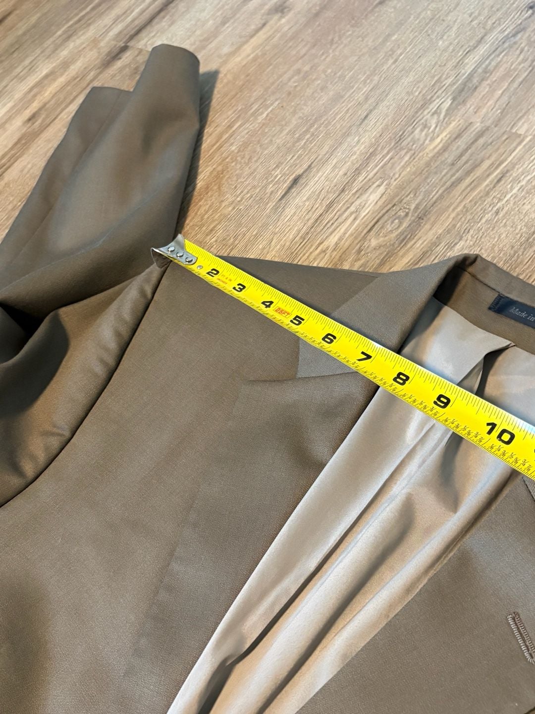 Lauren Ralph Lauren Men's Olive Green 100% Wool Two-Piece Suit 40L 8