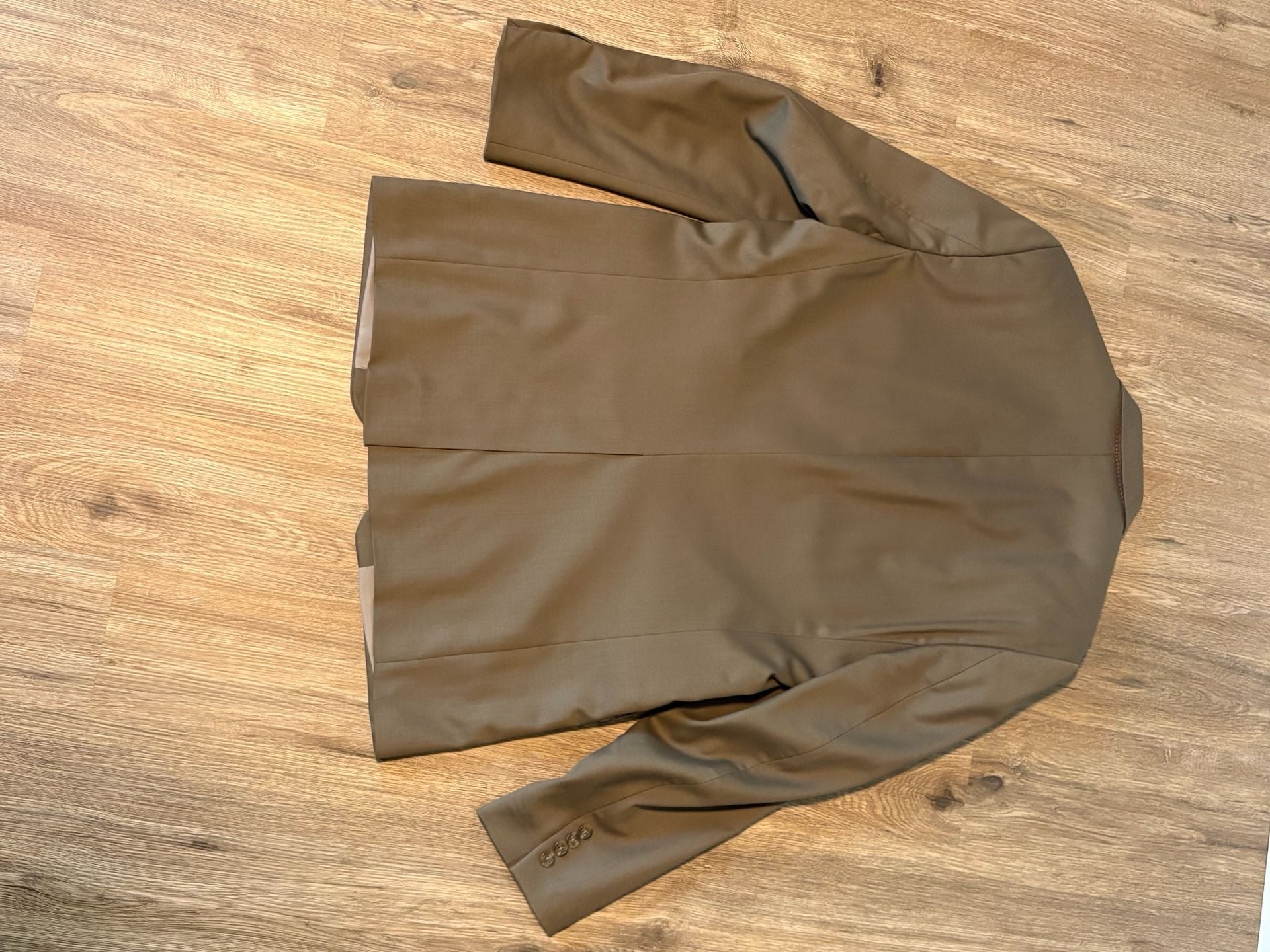 Lauren Ralph Lauren Men's Olive Green 100% Wool Two-Piece Suit 40L 12