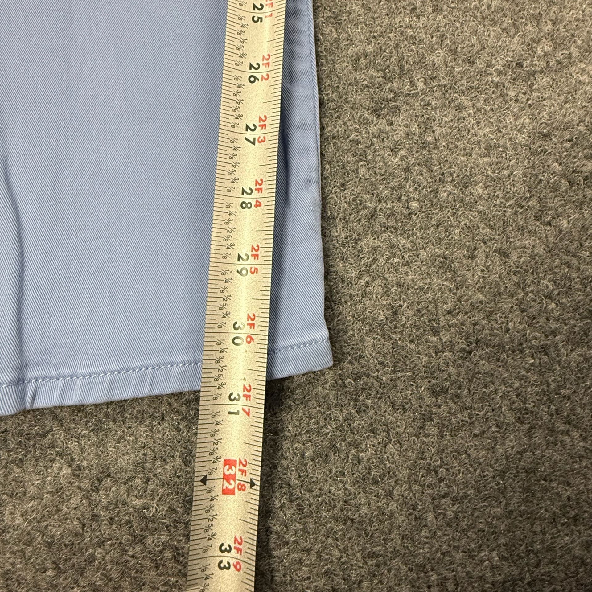 Cremieux Madison Classic Light Blue Cotton Blend Pants 36x32 3