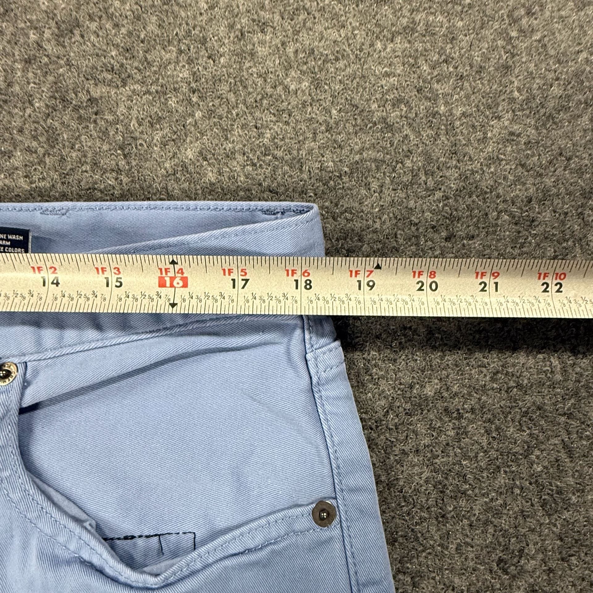 Cremieux Madison Classic Light Blue Cotton Blend Pants 36x32 6