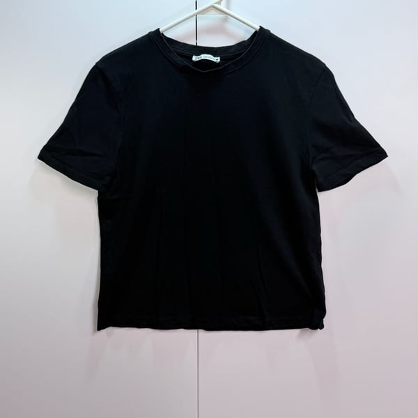 Zara Black Short Sleeve Crew Neck T-Shirt
