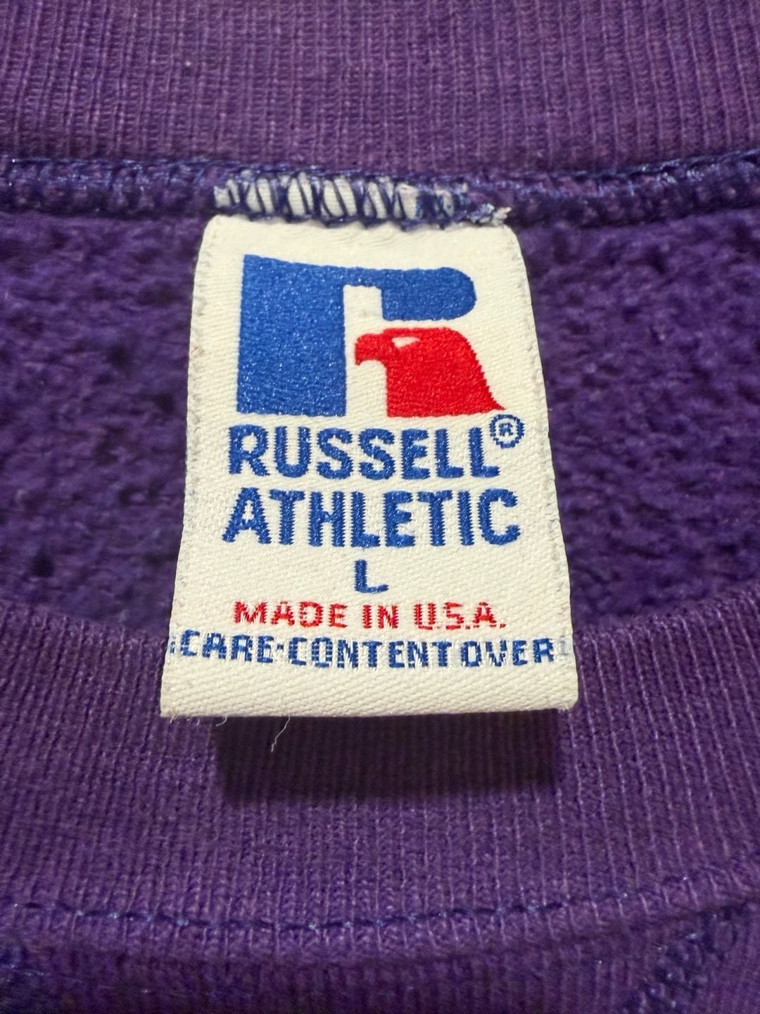 Vintage 1994 Russell Athletic Minnesota Vikings NFL Crewneck Sz Large 3
