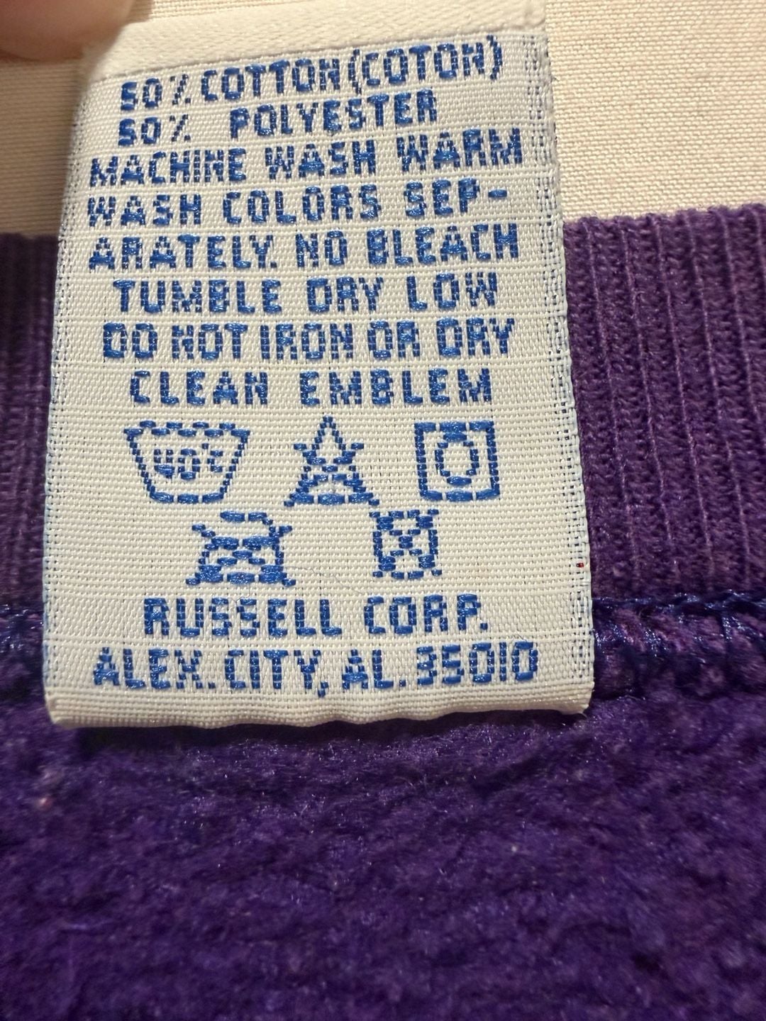 Vintage 1994 Russell Athletic Minnesota Vikings NFL Crewneck Sz Large 8