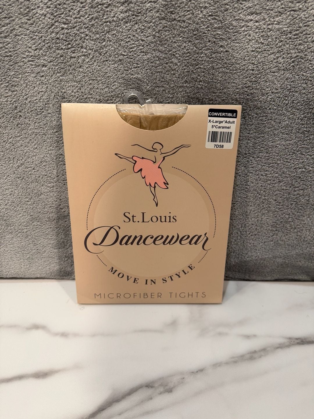 St. Louis Dancewear Convertible Microfiber Tights X-Large Adult Caramel 1